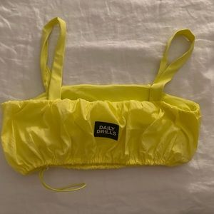 Daily drills bubble bra - bright yellow